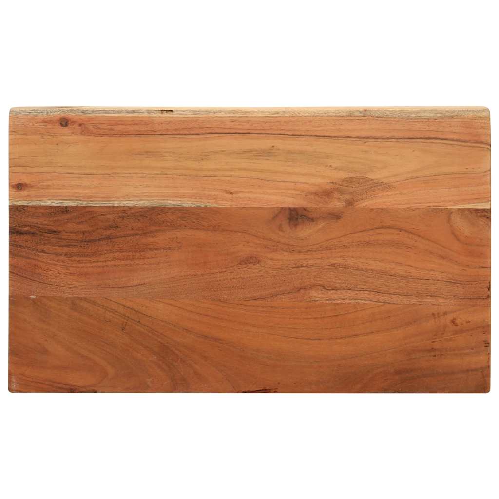 Dessus de table 40x30x3,8 cm rectangulaire bois massif d'acacia - XIOS