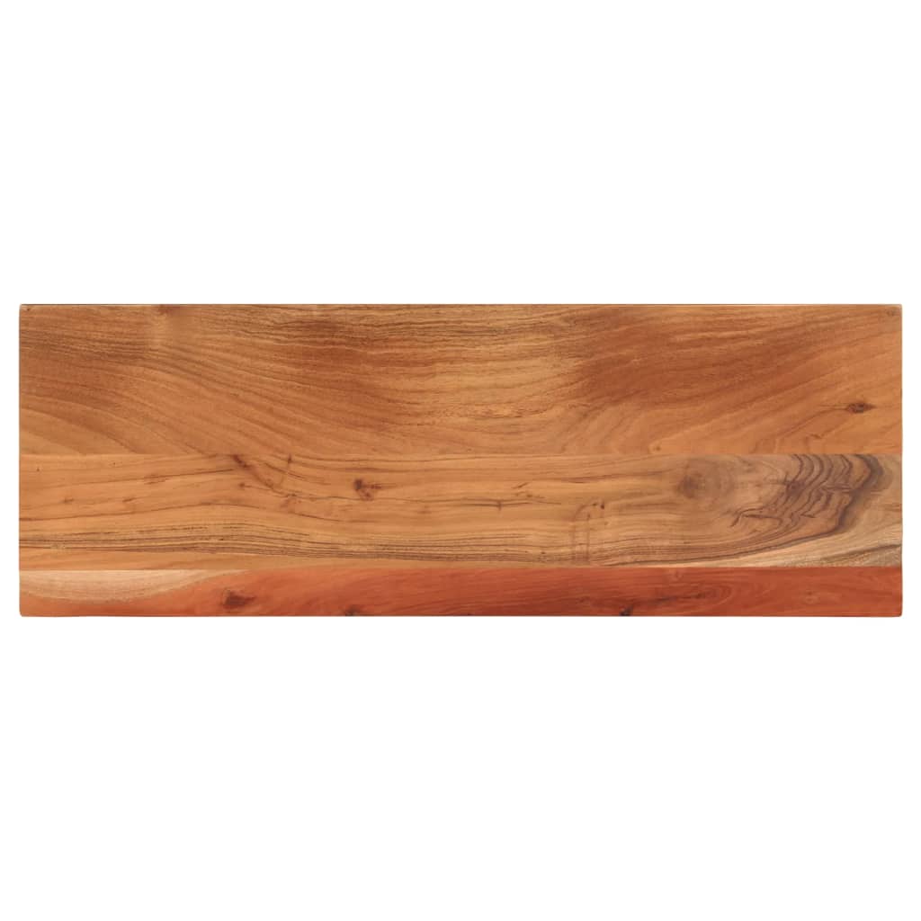 Dessus de table 90x30x3,8 cm rectangulaire bois massif d'acacia - XIOS