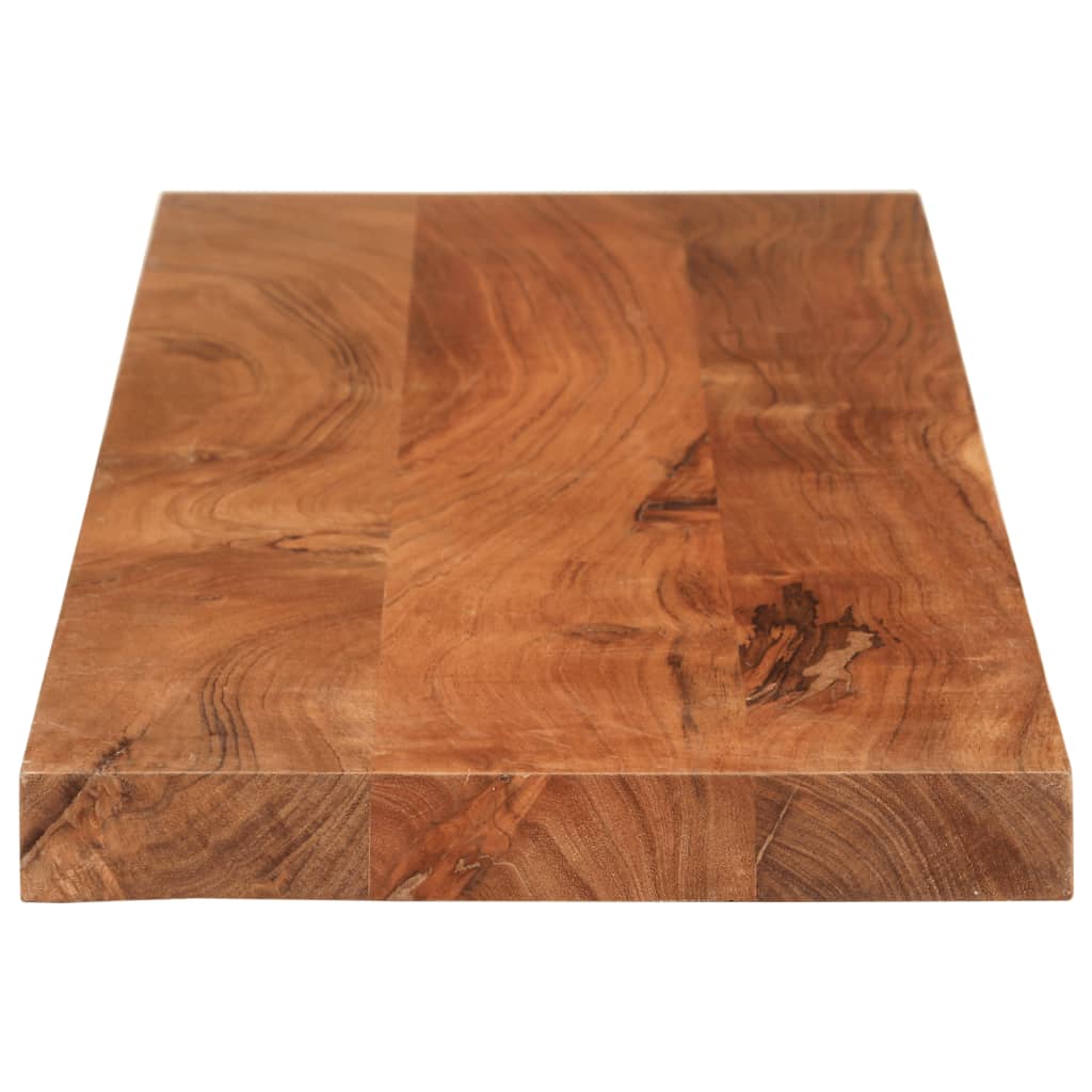 Dessus de table 100x30x3,8cm rectangulaire bois massif d'acacia - XIOS