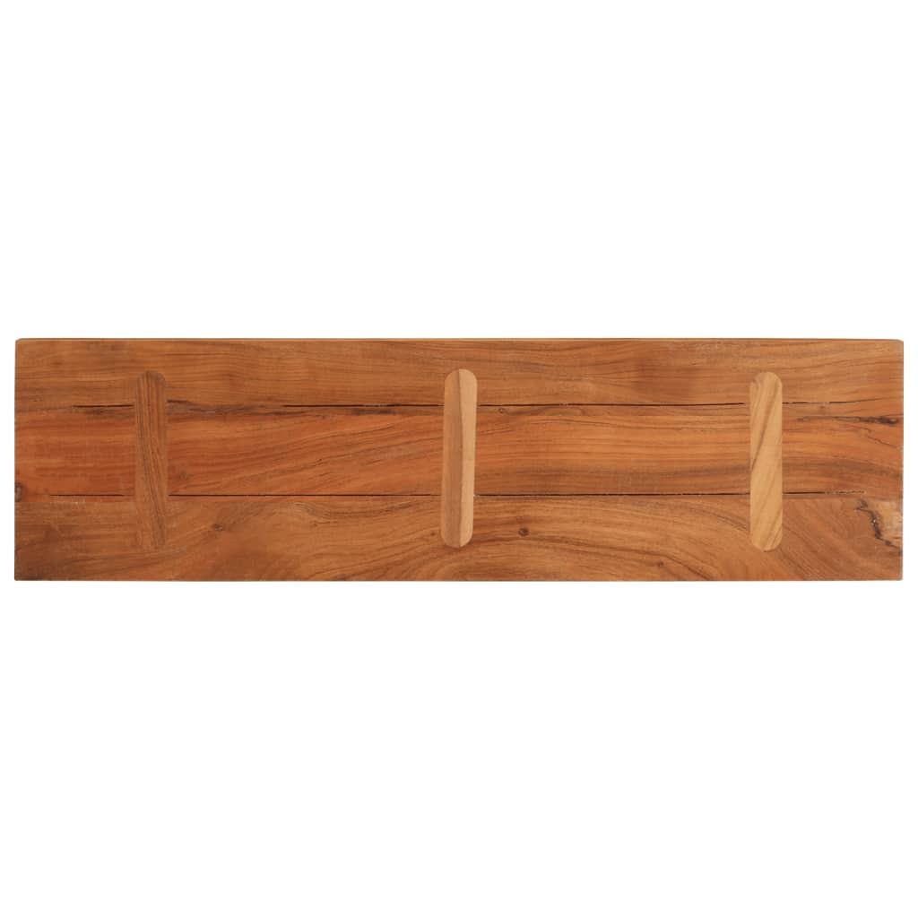 Dessus de table 100x30x3,8cm rectangulaire bois massif d'acacia - XIOS
