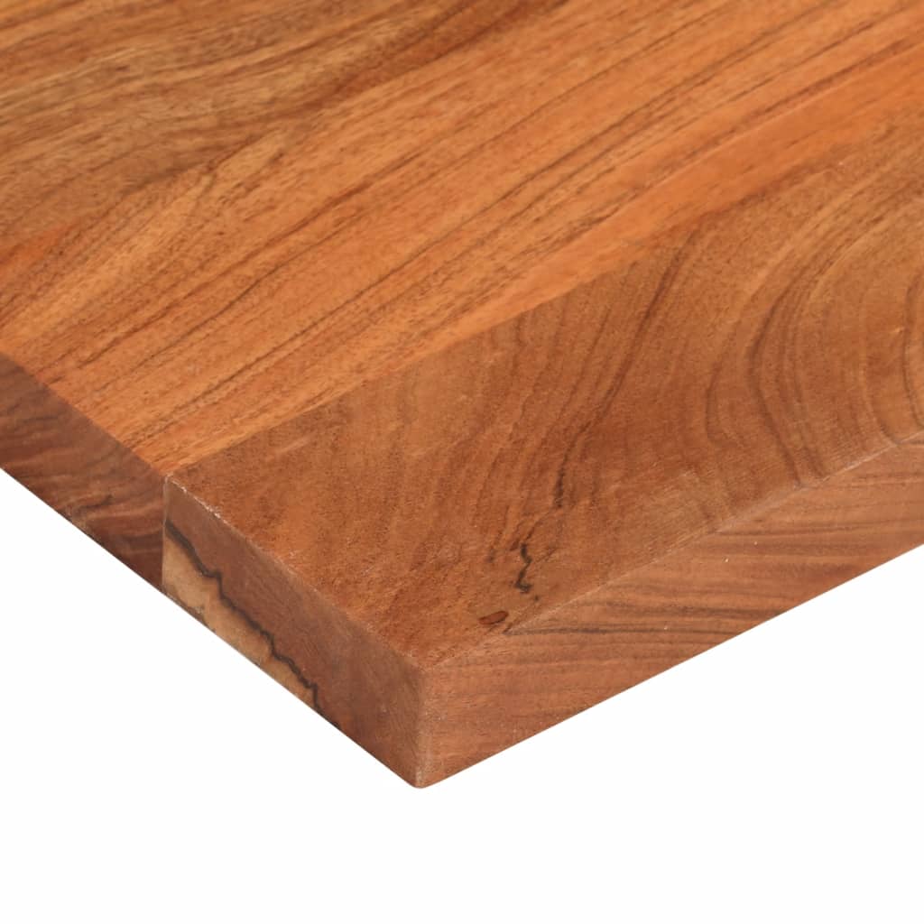 Dessus de table 100x30x3,8cm rectangulaire bois massif d'acacia - XIOS