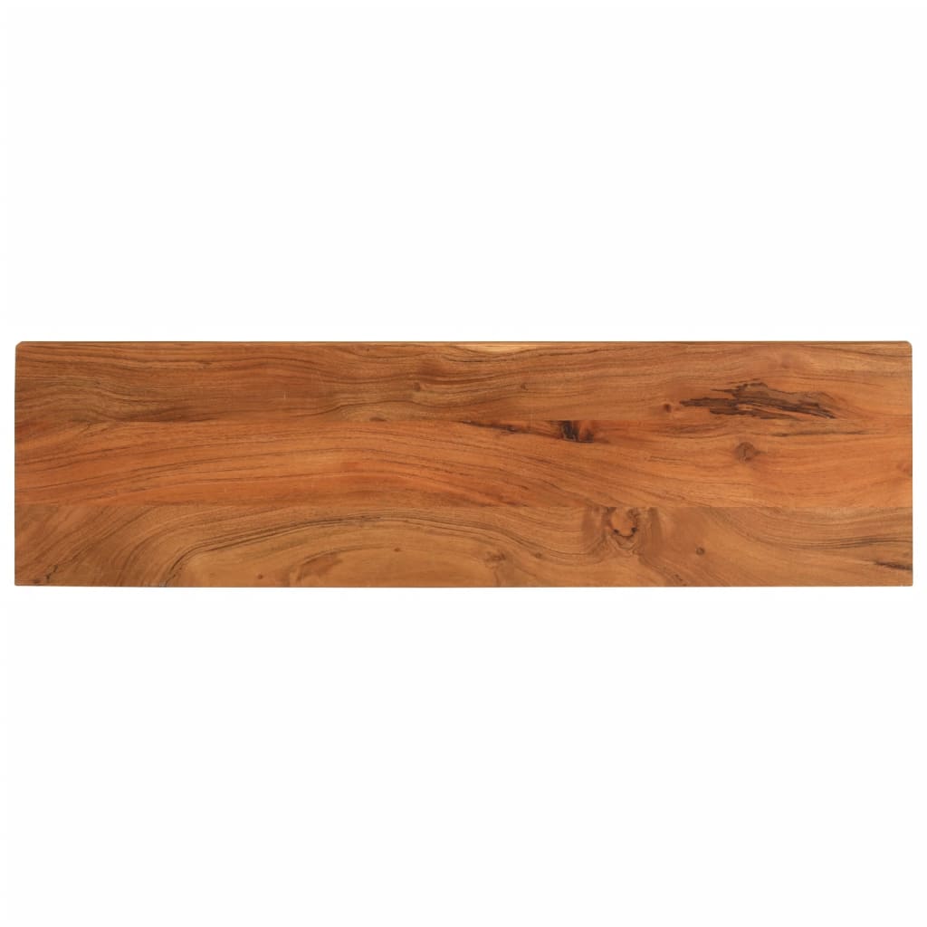 Dessus de table 120x30x3,8cm rectangulaire bois massif d'acacia - XIOS