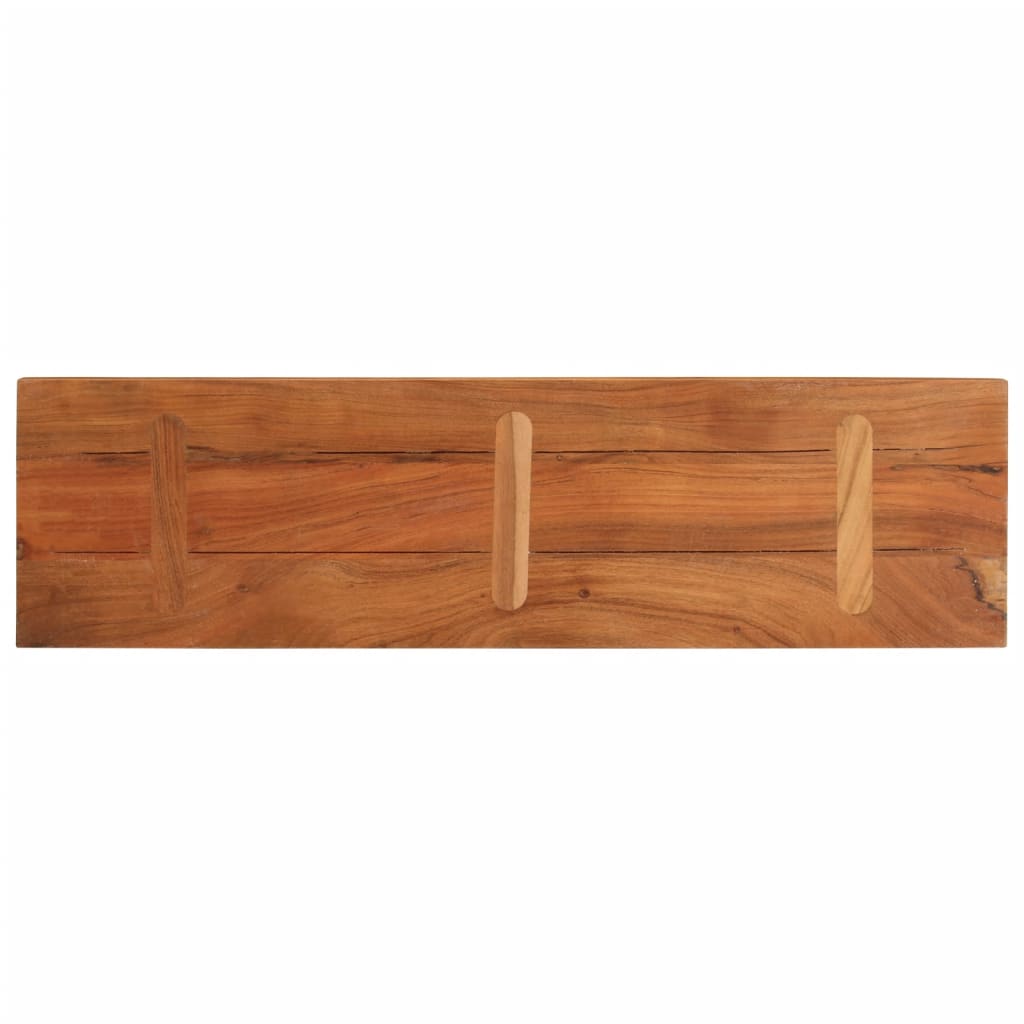 Dessus de table 120x30x3,8cm rectangulaire bois massif d'acacia - XIOS