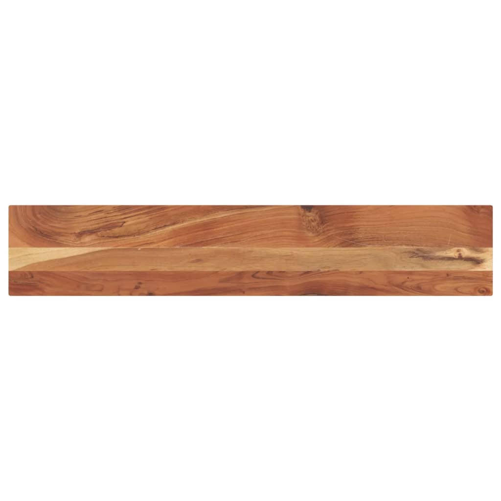 Dessus de table 140x30x3,8cm rectangulaire bois massif d'acacia - XIOS