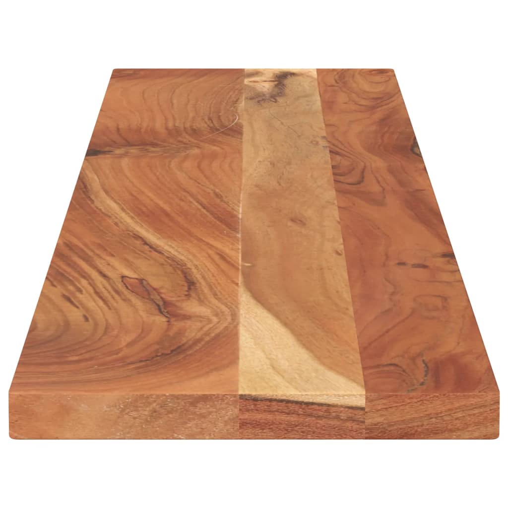 Dessus de table 140x30x3,8cm rectangulaire bois massif d'acacia - XIOS