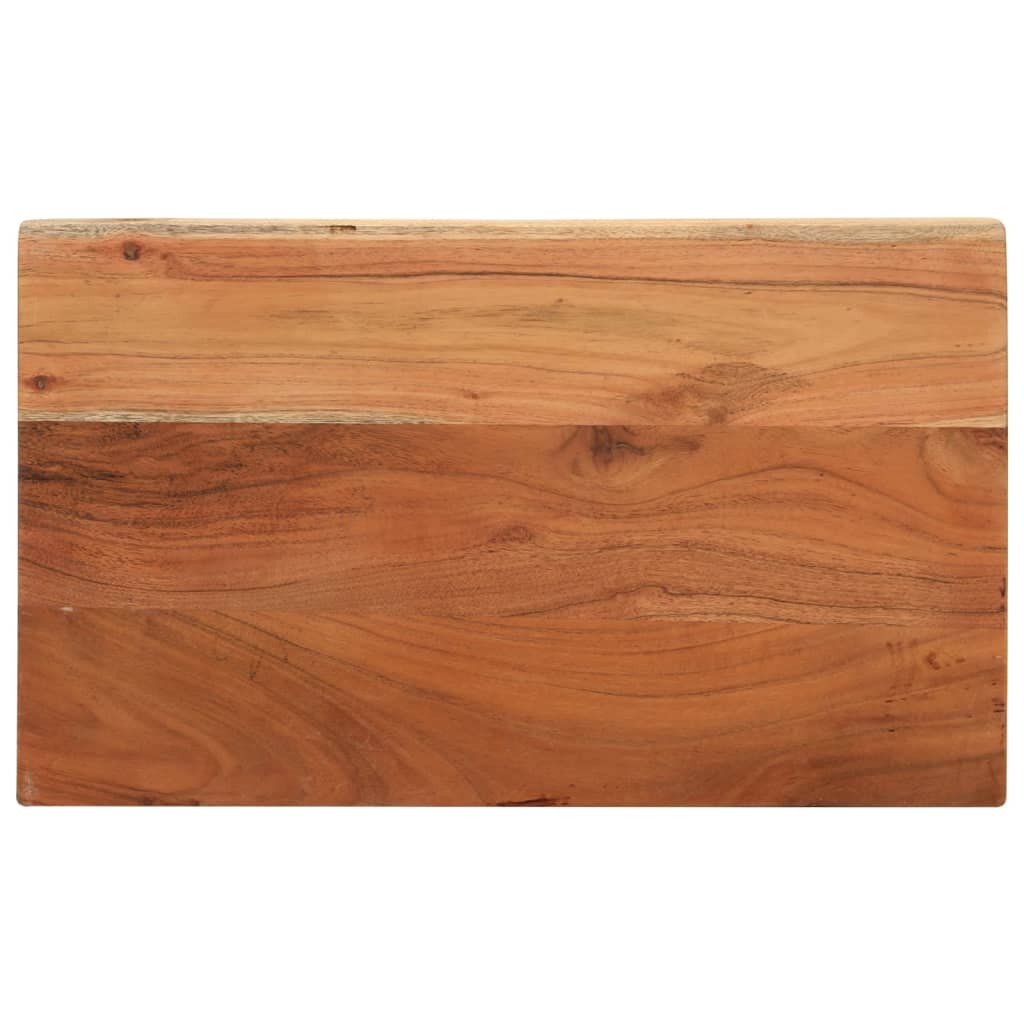 Dessus de table 60x40x3,8 cm rectangulaire bois massif d'acacia - XIOS