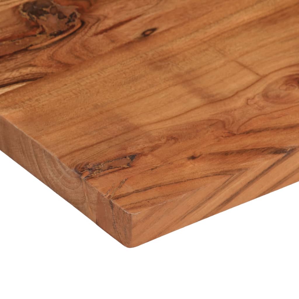 Dessus de table 90x40x3,8 cm rectangulaire bois massif d'acacia - XIOS