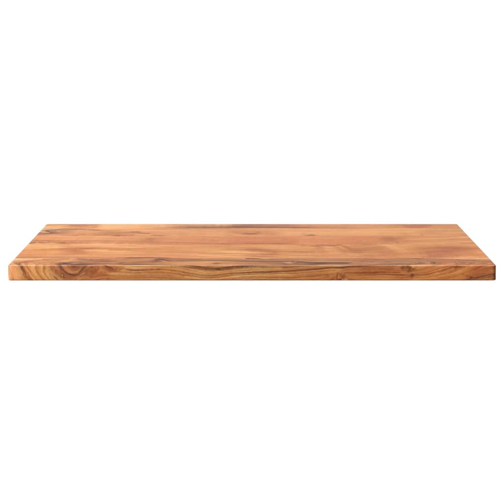 Dessus de table 80x50x3,8 cm rectangulaire bois massif d'acacia