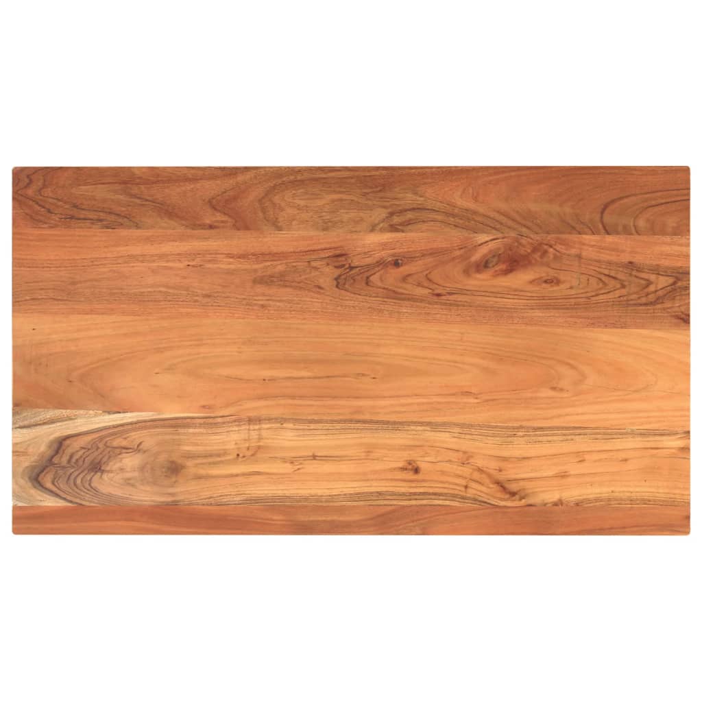 Dessus de table 100x50x3,8cm rectangulaire bois massif d'acacia - XIOS