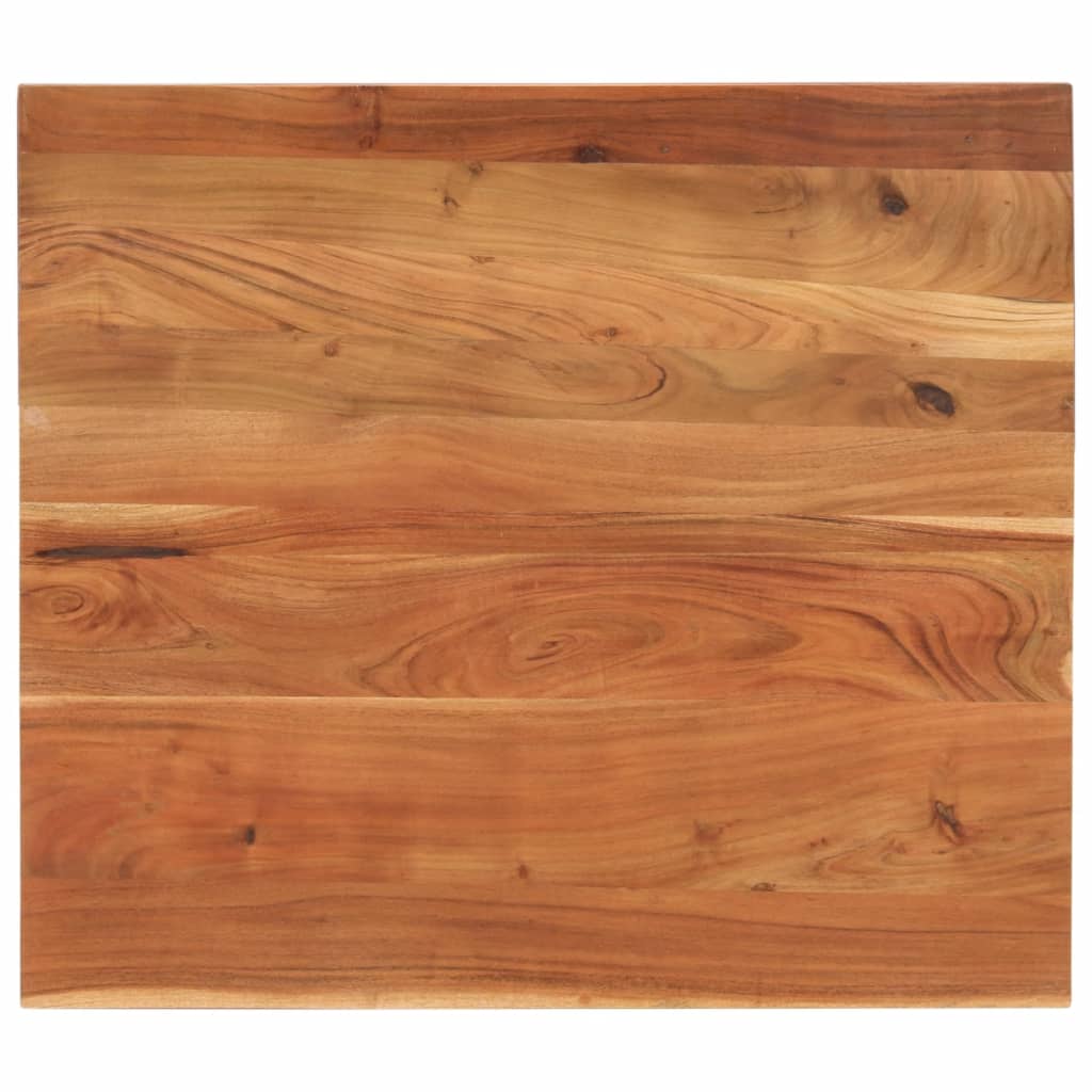 Dessus de table 90x80x3,8 cm rectangulaire bois massif d'acacia - XIOS