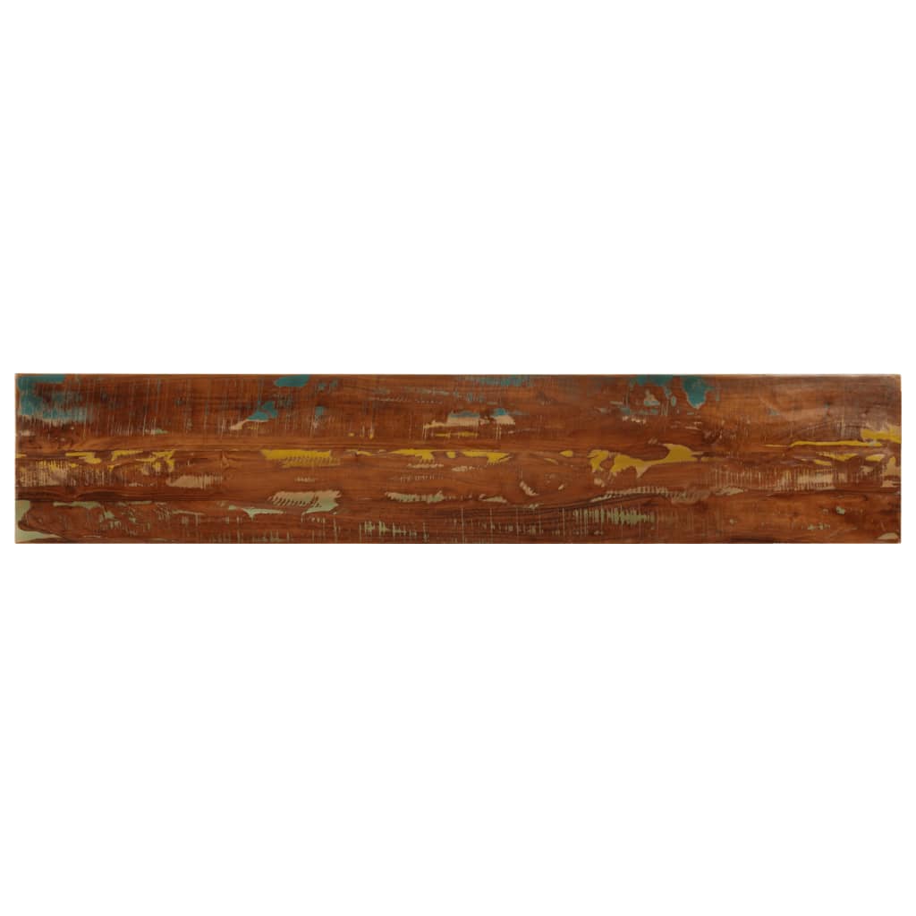 Dessus de table 140x30x2,5cm rectangulaire bois massif récupéré - XIOS