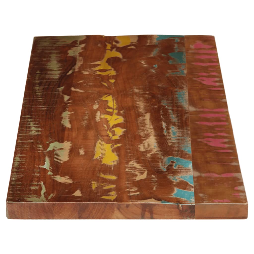 Dessus de table 140x60x2,5cm rectangulaire bois massif récupéré - XIOS