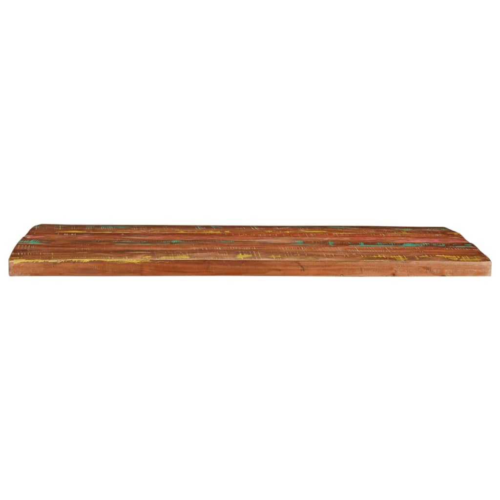 Dessus de table 90x80x2,5 cm rectangulaire bois massif récupéré - XIOS