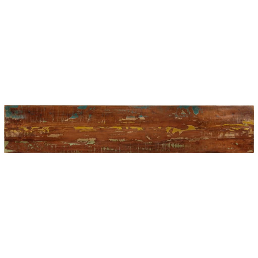 Dessus de table 140x20x3,8cm rectangulaire bois massif récupéré - XIOS