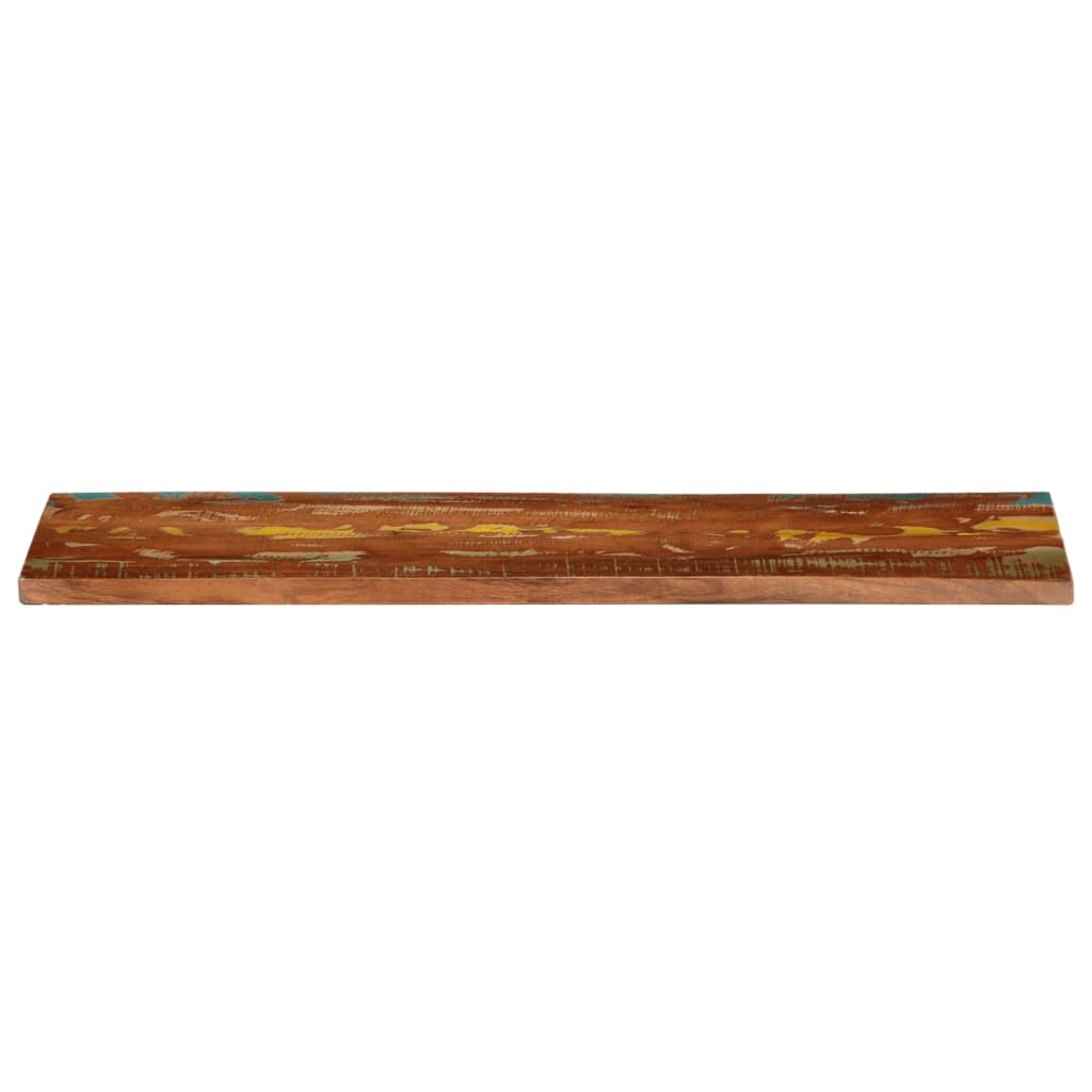 Dessus de table 120x30x3,8cm rectangulaire bois massif récupéré - XIOS