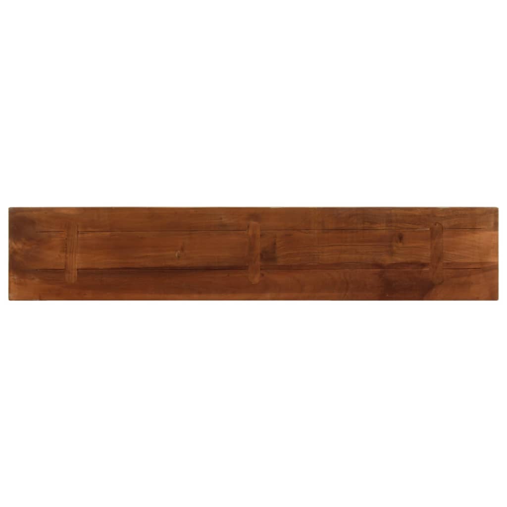 Dessus de table 160x30x3,8cm rectangulaire bois massif récupéré - XIOS