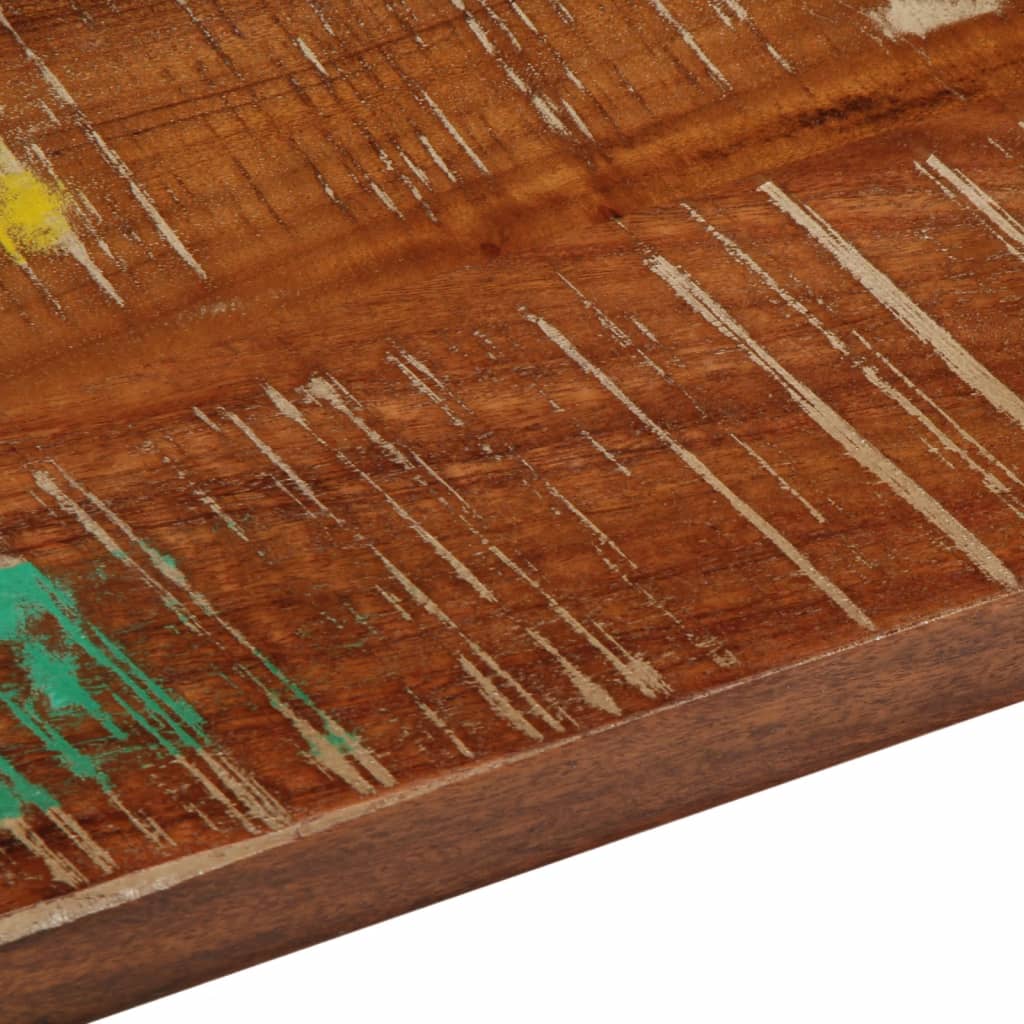 Dessus de table 60x50x3,8 cm rectangulaire bois massif récupéré - XIOS