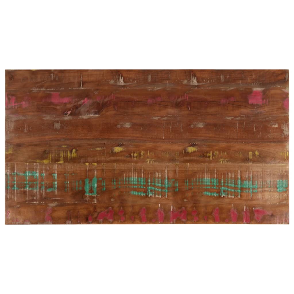 Dessus de table 120x60x3,8cm rectangulaire bois massif récupéré - XIOS