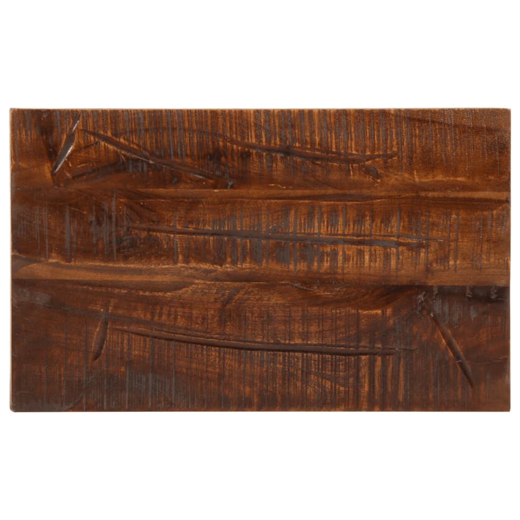 Dessus de table 60x20x2,5 cm rectangulaire bois massif récupéré - XIOS