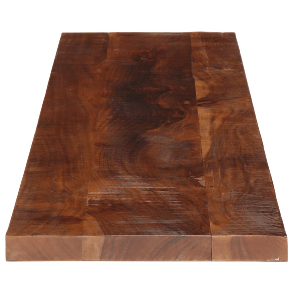 Dessus de table 140x40x2,5cm rectangulaire bois massif récupéré - XIOS