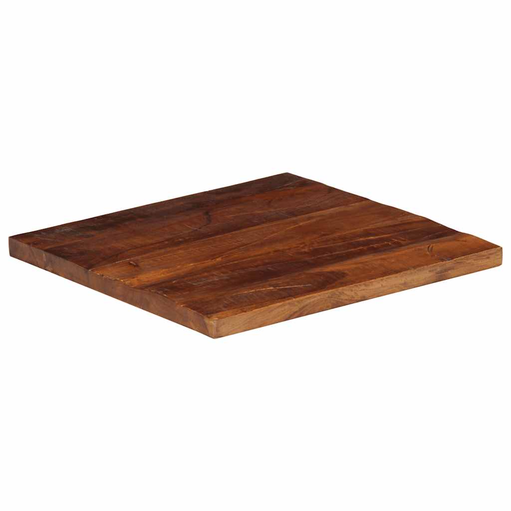 Dessus de table 50x50x2,5 cm carré bois massif récupéré - XIOS