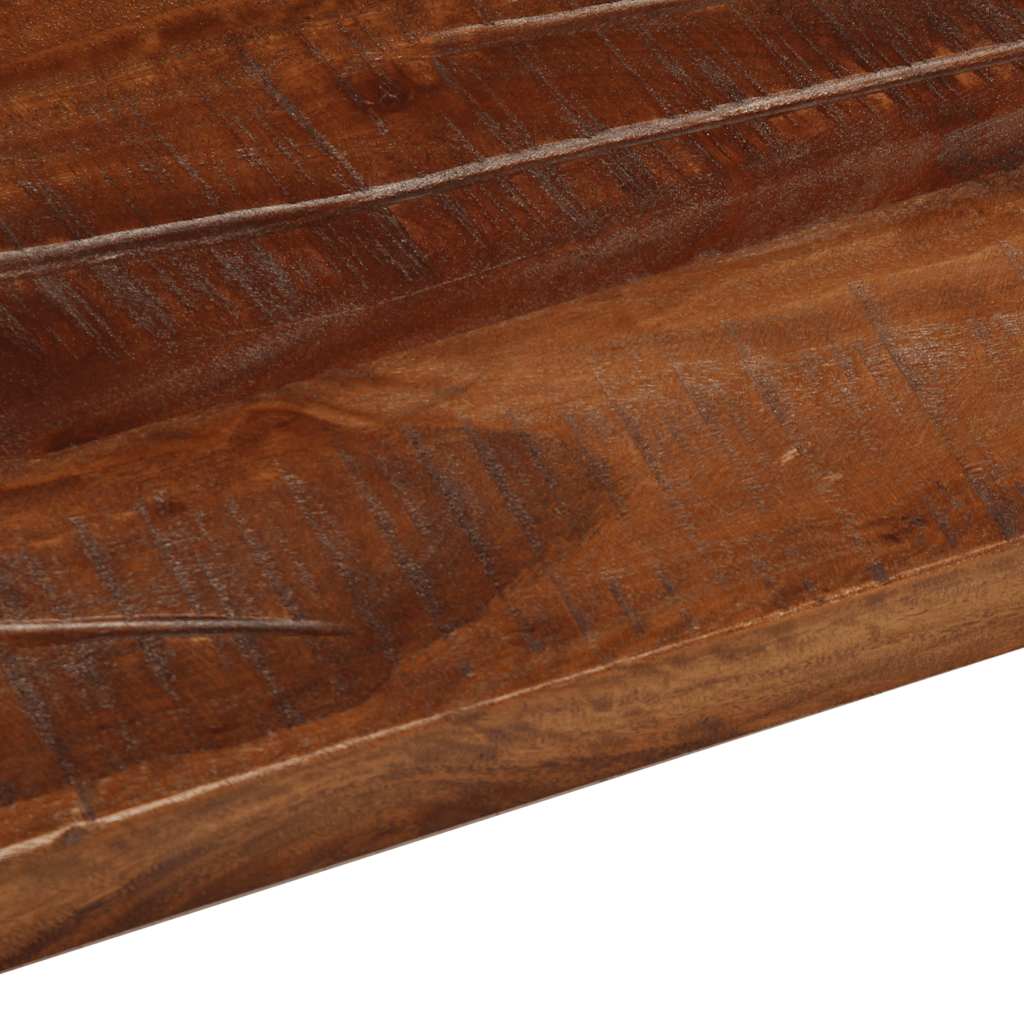 Dessus de table 50x50x2,5 cm carré bois massif récupéré - XIOS