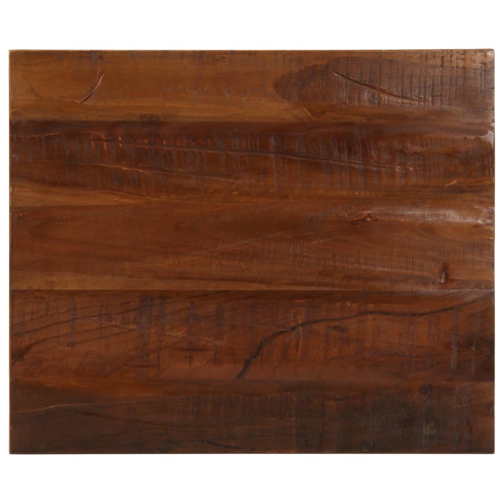 Dessus de table 60x50x2,5 cm rectangulaire bois massif récupéré - XIOS