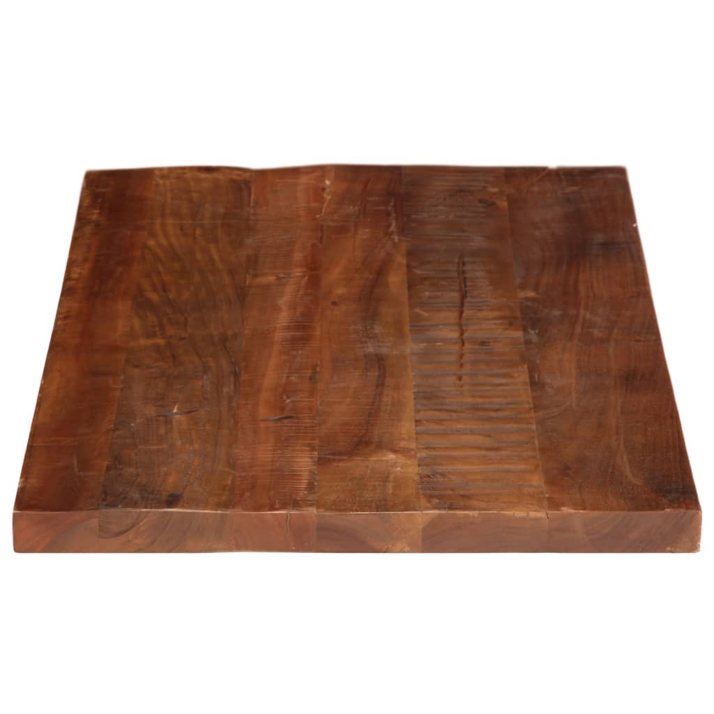 Dessus de table 110x50x2,5cm rectangulaire bois massif récupéré - XIOS