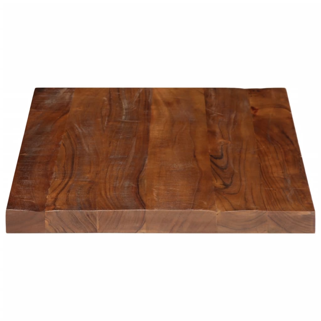 Dessus de table 80x60x2,5cm rectangulaire bois massif récupéré - XIOS