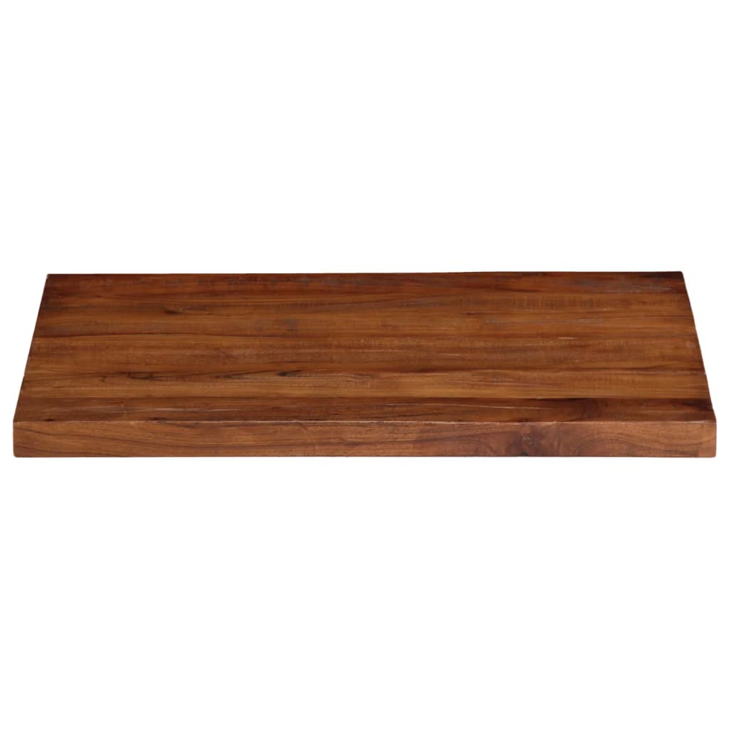 Dessus de table 90x60x2,5 cm rectangulaire bois massif récupéré - XIOS
