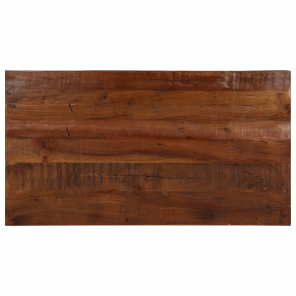 Dessus de table 100x60x2,5cm rectangulaire bois massif récupéré - XIOS