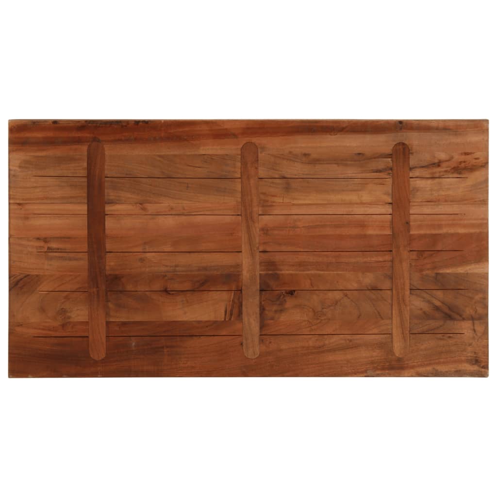 Dessus de table 100x70x2,5cm rectangulaire bois massif récupéré - XIOS