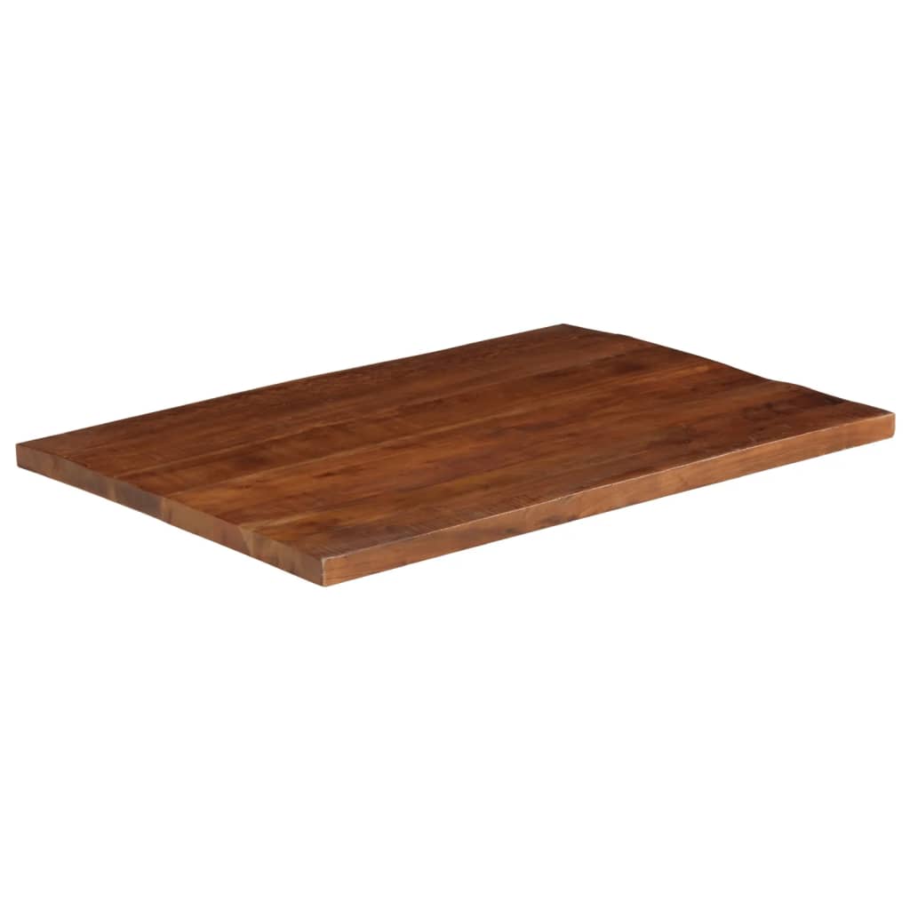 Dessus de table 90x80x2,5 cm rectangulaire bois massif récupéré