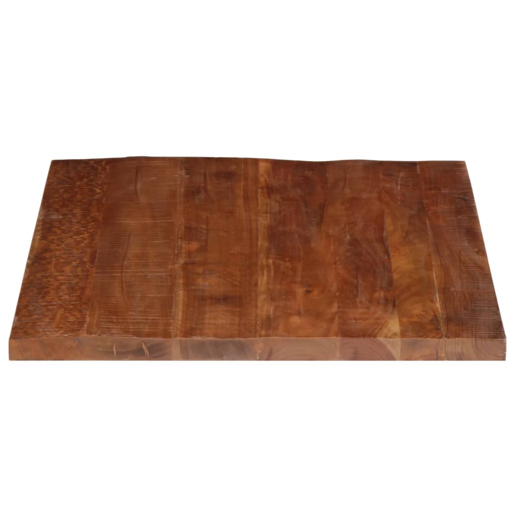 Dessus de table 90x80x2,5 cm rectangulaire bois massif récupéré