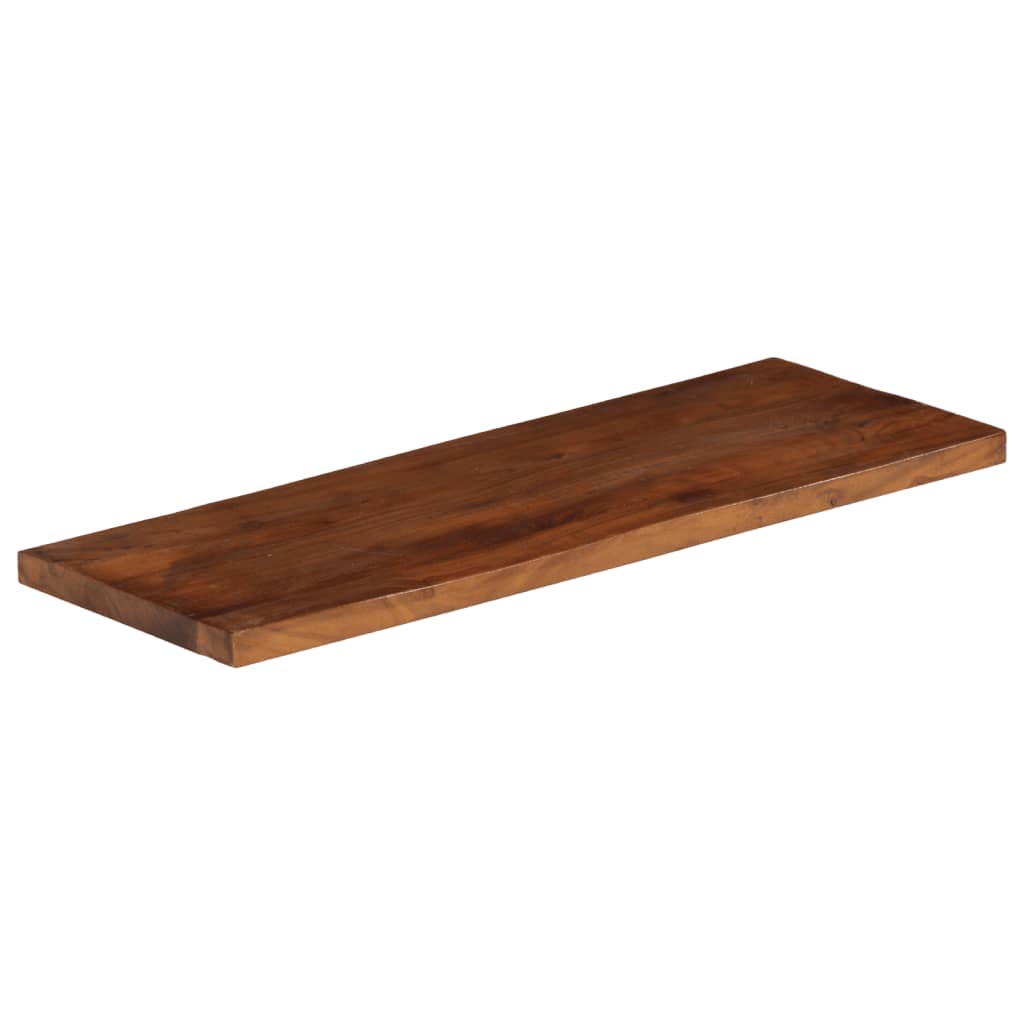 Dessus de table 80x30x3,8 cm rectangulaire bois massif récupéré - XIOS