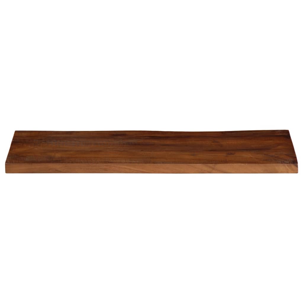 Dessus de table 80x30x3,8 cm rectangulaire bois massif récupéré - XIOS