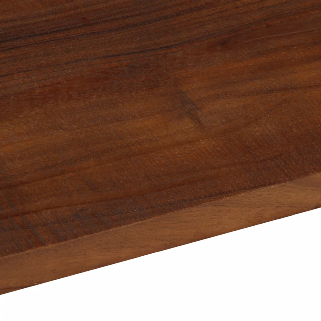 Dessus de table 80x30x3,8 cm rectangulaire bois massif récupéré - XIOS
