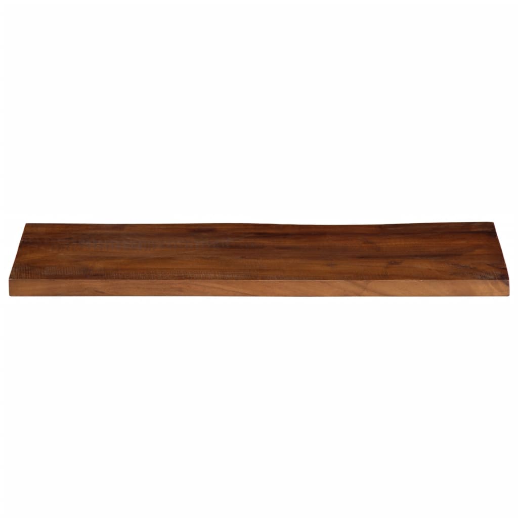 Dessus de table 90x30x3,8 cm rectangulaire bois massif récupéré - XIOS