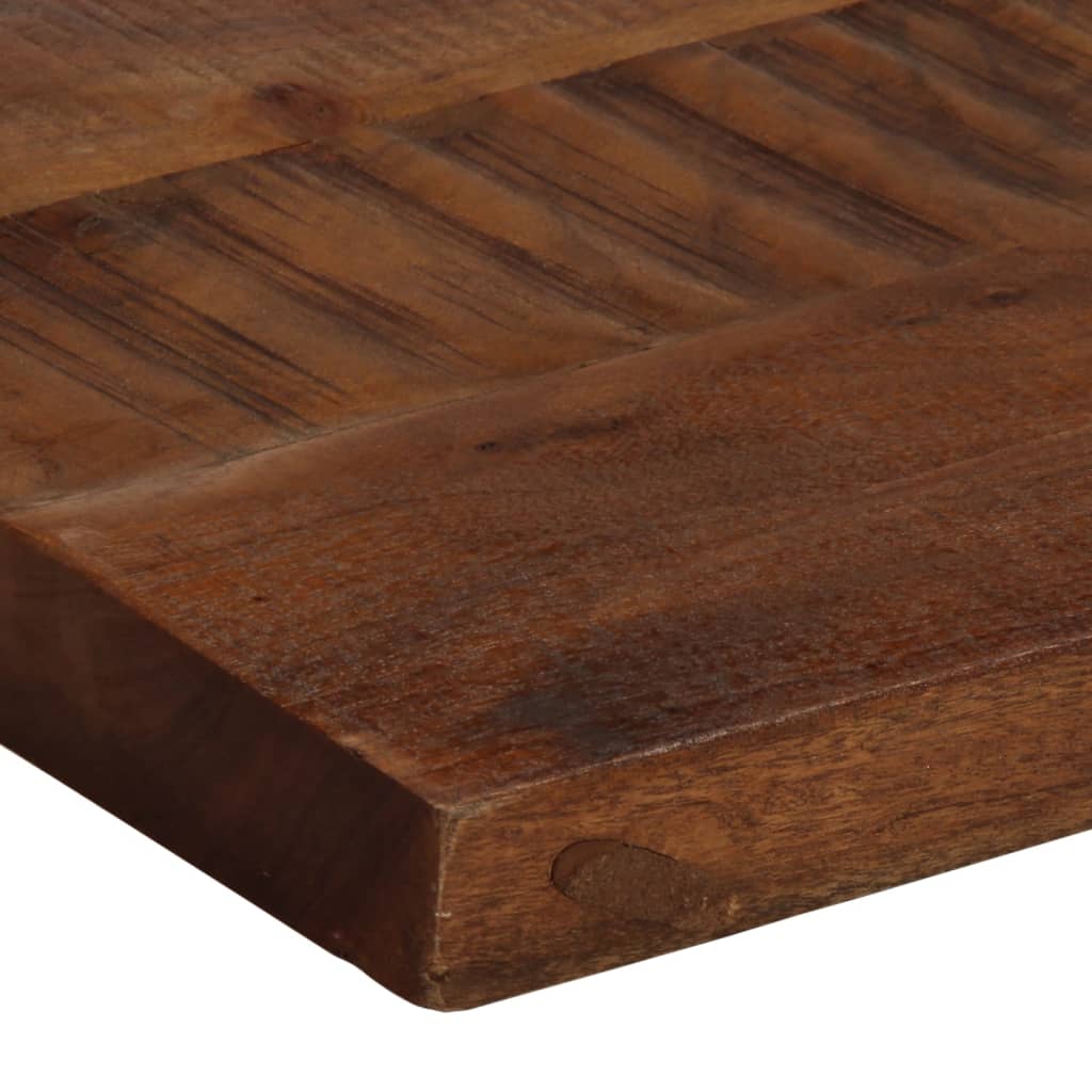 Dessus de table 100x40x3,8cm rectangulaire bois massif récupéré