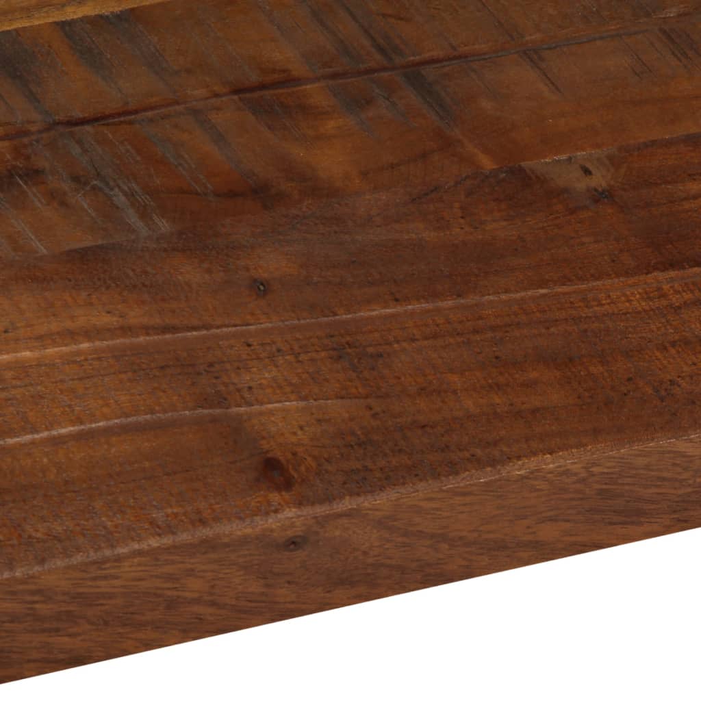 Dessus de table 100x40x3,8cm rectangulaire bois massif récupéré