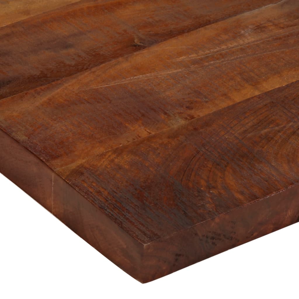 Dessus de table 70x70x3,8 cm carré bois massif de récupération