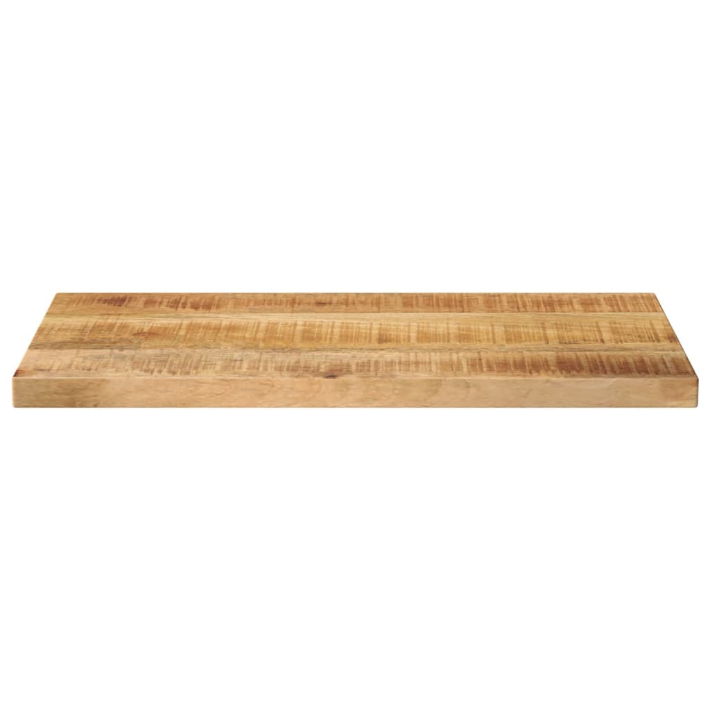 Dessus de table rectangulaire bois massif de manguier brut - XIOS