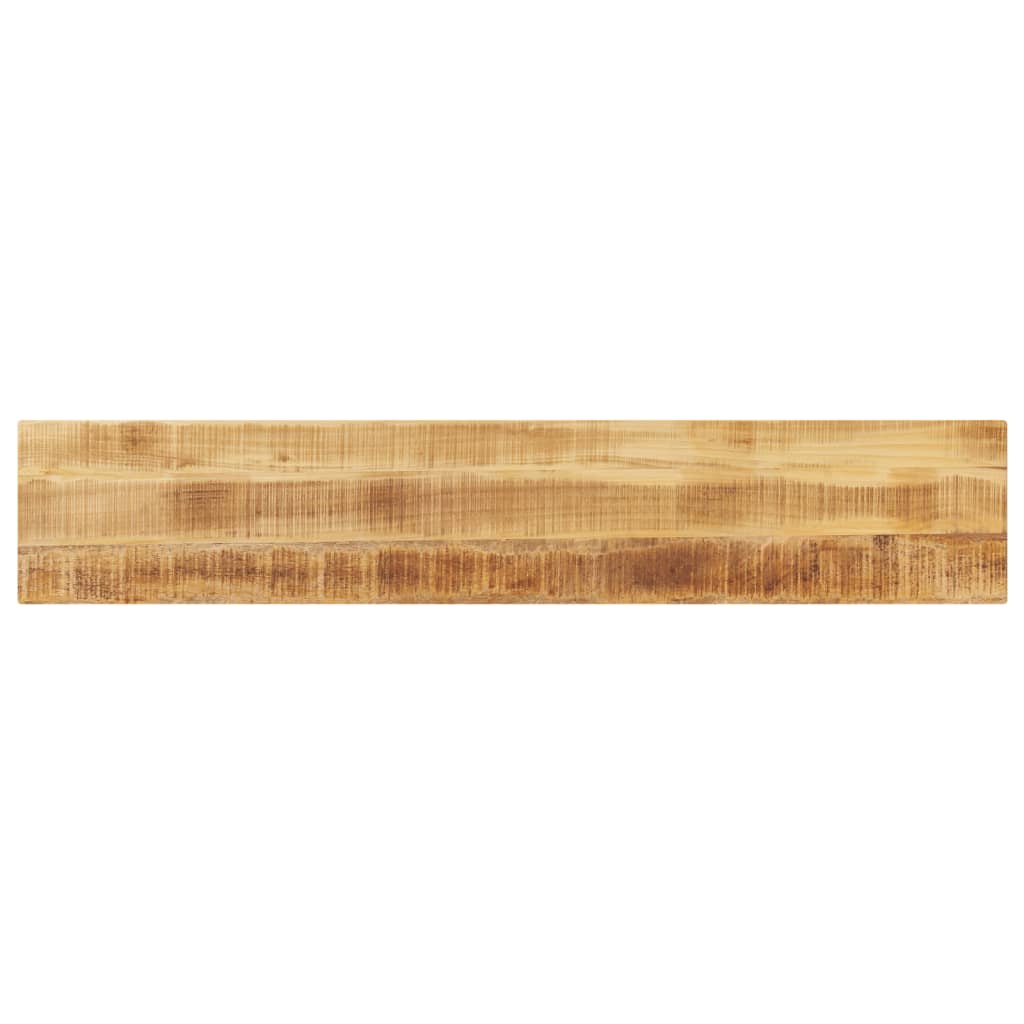 Dessus de table rectangulaire bois massif de manguier brut
