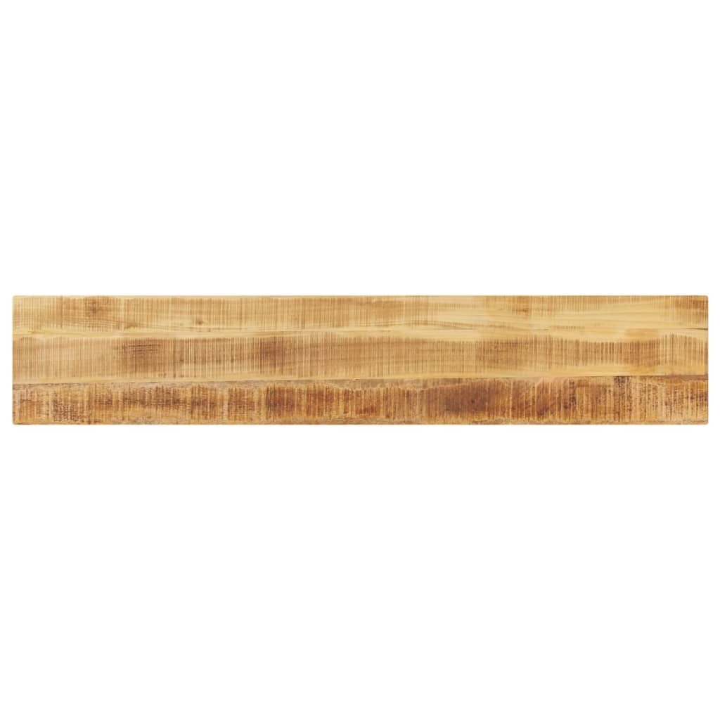 Dessus de table rectangulaire bois massif de manguier brut - XIOS