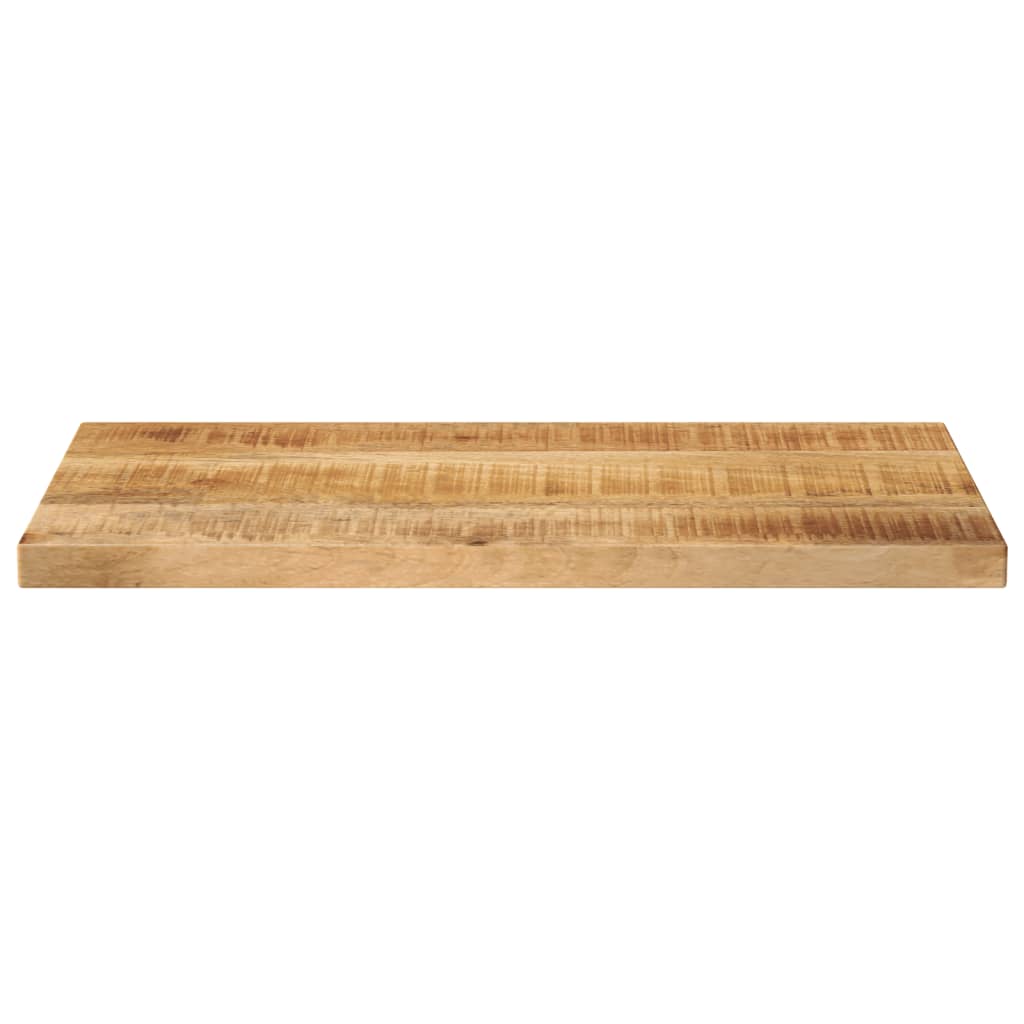 Dessus de table rectangulaire bois massif de manguier brut - XIOS