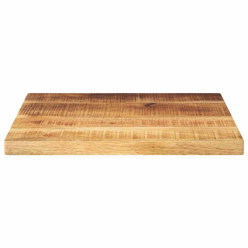 Dessus de table 50x50x2,5 cm carré bois massif de manguier brut - XIOS