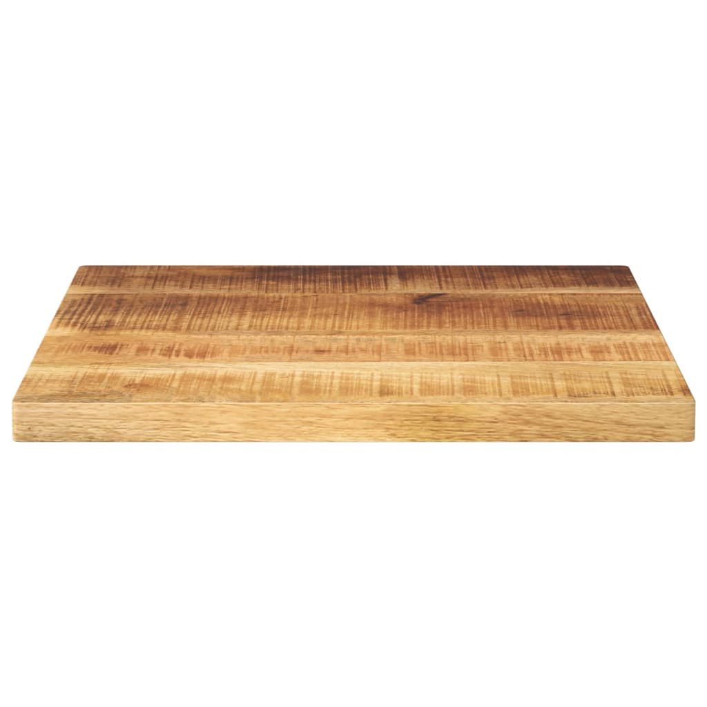 Dessus de table 60x60x2,5 cm carré bois massif de manguier brut - XIOS