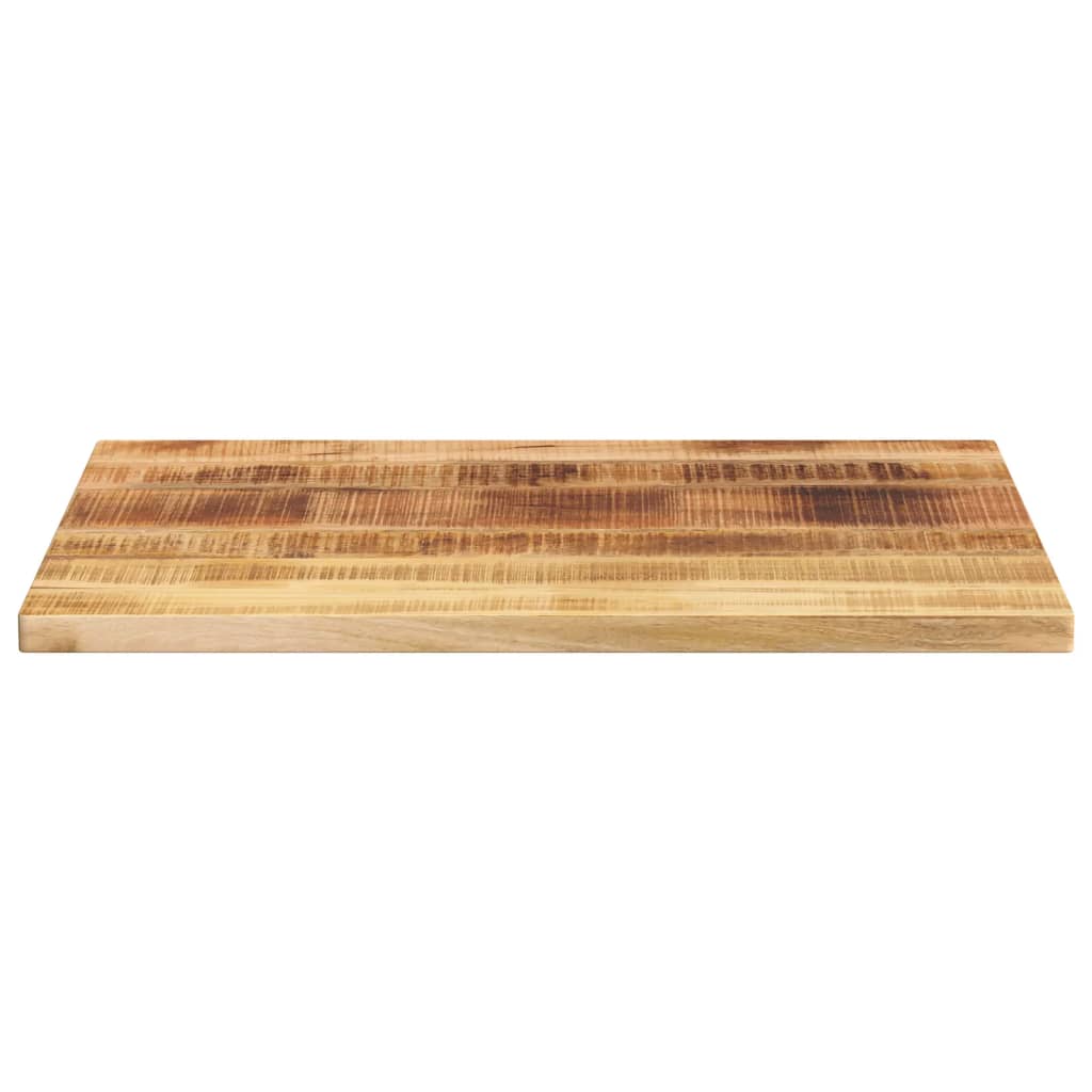 Dessus de table rectangulaire bois massif de manguier brut - XIOS