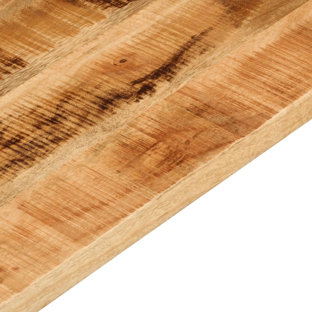 Dessus de table rectangulaire bois massif de manguier brut - XIOS