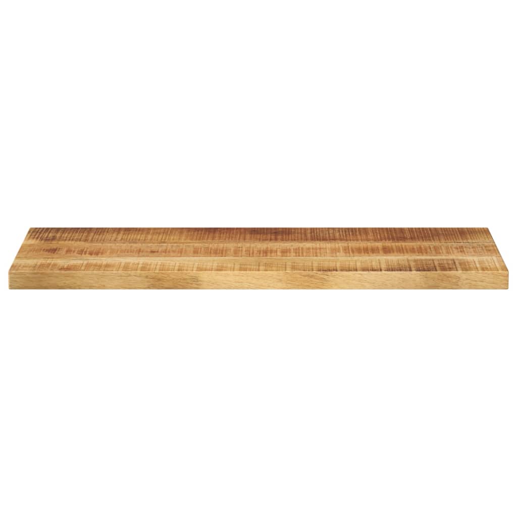 Dessus de table rectangulaire bois massif de manguier brut - XIOS